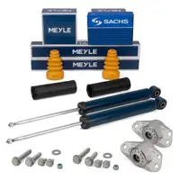2x MEYLE Sto&szlig;d&auml;mpfer + Staubschutz + Domlager f&uuml;r VW Golf 5 6 SKODA Octavia 2 hinten