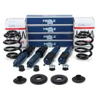 2x LESJ&Ouml;FORS VERST&Auml;RKT Fahrwerksfeder HINTEN + 4x MEYLE VERST&Auml;RKT Sto&szlig;d&auml;mpfer f&uuml;r VW T4