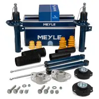 2x MEYLE Sto&szlig;d&auml;mpfer + Staubschutz + Domlager f&uuml;r VW Golf 5 6 SKODA 2 vorne + hinten