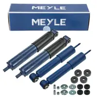 4x MEYLE Gasdruck Sto&szlig;d&auml;mpfer f&uuml;r VW Multivan Transporter T4 vorne + hinten