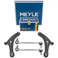 2x MEYLE Querlenker Lenker + Traggelenk + HD Koppelstange f&uuml;r FORD Fiesta 7 MK7 vorne