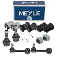 2x MEYLE Koppelstange + 2x Traggelenk + 10x Lager f&uuml;r VW Transporter T4 ab Fgst. vorne