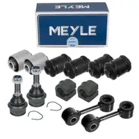 2x MEYLE Koppelstange + 2x Traggelenk + 10x Lager f&uuml;r VW Transporter T4 PR-0AB Fgst. vorne