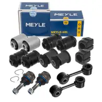2x MEYLE Koppelstange + 2x HD Traggelenk + 10x Lager f&uuml;r VW Transporter T4 PR-0AB vorne