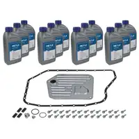 MEYLE 1001350002/XK Getriebefilter Satz 5HP24 + 12L Getriebe&ouml;l f&uuml;r AUDI A6 S6 RS6 C5 A8 4D