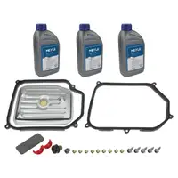 MEYLE 1001350014 Getriebefilter Satz AG4 4-Gang + 3L Getriebe&ouml;l f&uuml;r VW Golf 3 4 Sharan T4