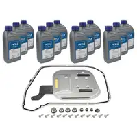 MEYLE 1001350018/XK Getriebefilter Satz 8HP55 + 12L Getriebe&ouml;l f&uuml;r AUDI A6 2.0 TFSI hybrid
