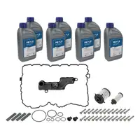 MEYLE 1001350115/XK Getriebefilter Satz + 7L Getriebe&ouml;l f&uuml;r AUDI A4 A6 A7 Q5 7-Gang DL382