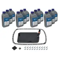 MEYLE 3001350403/XK Getriebefilter Satz 5L40E 5-Gang + 12L Getriebe&ouml;l f&uuml;r BMW E46 318-330d