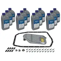 MEYLE 3001350001/XK Getriebefilter Satz 5HP19 + 12L Getriebe&ouml;l f&uuml;r BMW E46 320-330i E39