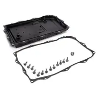 MEYLE Oil Pan + Filter for 8HP45-75 Automatic Transmission + 8L ZF LIFEGUARD FLUID 8 Oil for BMW
