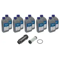 MEYLE 7141350102/XK Getriebefilter Satz 6-Gang Powershift + 10L Getriebe&ouml;l f&uuml;r FORD PSA