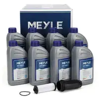 MEYLE 7141350102 Getriebefilter Satz 6-Gang Powershift + 8L Getriebeöl für FORD VOLVO PSA