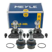 4x MEYLE HD Traggelenk F&uuml;hrungsgelenk f&uuml;r VW Transporter Bulli vorne unten + oben