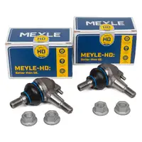 2x MEYLE 0160106331HD Reinforced Ball Joint for MERCEDES W202, W210, W211, W220 (Front Lower)
