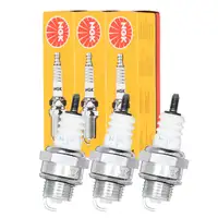3x NGK 4626 BPMR7A Spark Plugs for Motorcycles, Lawn Mowers, Chainsaws, and Other Power Tools
