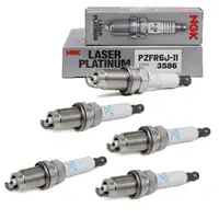5x NGK 3586 PZFR6J-11 Spark Plug for VW Golf 4, Passat B5, Bora 2.3 V5, VR5 101905600A
