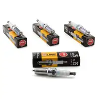 4x NGK Zündkerze V-Line 25 7586 PTR5A-13 für FORD Fiesta 3 4 5 Focus 1 Courier OPEL A