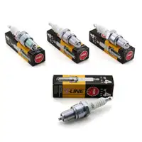 4x NGK Zündkerze V-Line 4 5637 BP6E für AUDI SEAT MERCEDES FORD ALFA ROMEO LADA CITROEN