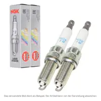2x NGK 90779 LKR7DI-12 LASER IRIDIUM Zündkerze für FIAT 500 Panda 312_ 319_ 0.9 55240046