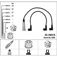 NGK 0950 RC-VW219 Ignition Cable Set