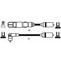 NGK 0956 RC-VW225 Ignition Cable Set for VW Passat B3/B4 1.6 (Jan. 1996) and Sharan 7M 2.0 (037905483C)