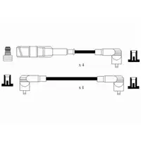 NGK 0958 RC-VW227 Z&uuml;ndkabelsatz f&uuml;r VW Golf 3 Passat B3/B4 Vento 1.6 101 PS bis 12.1995