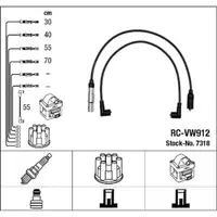 NGK 7318 RC-VW912 Ignition Cable Set