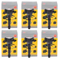 6x NGK 48562 U5181 Zündspule für PORSCHE 996 3.4 Carrera Boxster (986) 2.5 2.7 S 3.2