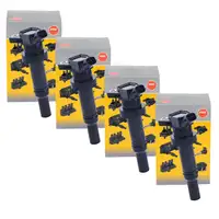 4x NGK 49048 U5310 Z&uuml;ndspule f&uuml;r HYUNDAI i20 I II i30 PD KIA Picanto Cee'D JD CD 1.2 1.4