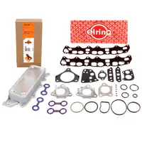 NRF Ölkühler + ELRING Dichtungssatz für MERCEDES W203 W204 W211 W212 W213 W461 W463 OM642