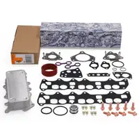 NRF Ölkühler + VEMO Dichtungssatz für MERCEDES W203 W204 W211 W212 W213 W461 M272 OM642