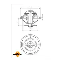 NRF 725194 Thermostat f&uuml;r MERCEDES W202 W210 W461 W463 W140 R129 M102 M103 M104 1022001515