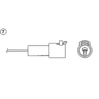 NTK 0120 Lambdasonde Katalysatorsonde Abgassonde Aussto&szlig;sonde