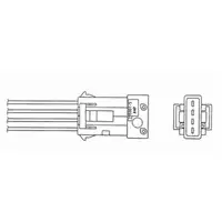NTK 1982 Lambdasonde Katalysatorsonde Abgassonde Aussto&szlig;sonde