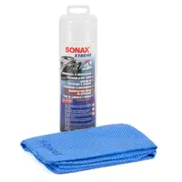2x SONAX XTREME Felgenreiniger PLUS Max Effect 500ml + Reinigungstuch & Trockentuch