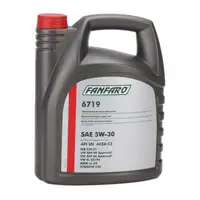 5L 5 Liter FANFARO 6719 5W30 Motor&ouml;l &Ouml;l VW 504.00/507.00 ACEA C3 BMW LL-04