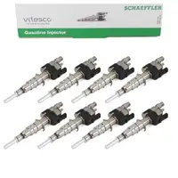 8x VITESCO Einspritzventil f&uuml;r BMW 5er F10/11/07 F12/13 F01-04 X5 X6 N63 S63 13538616079