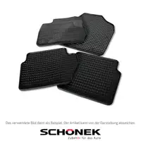 SCHÖNEK Gummimatten MERCEDES C-Klasse W205 T-Model S205 C205 A205 4-teilig
