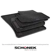 SCHÖNEK Gummimatten Fußmatten BMW 1er E88 3er E46 E90 E91 E92 X1 E84 4-teilig