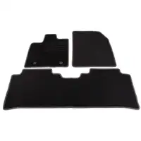 SCH&Ouml;NEK Veloursmatten Textilmatten Fu&szlig;matten f&uuml;r BYD Atto 3 EV ab Bj.02.2022 3-teilig