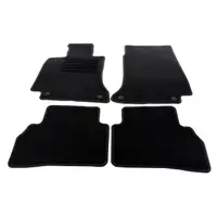 SCH&Ouml;NEK Veloursmatten Textilmatten Fu&szlig;matten f&uuml;r MERCEDES C-Klasse Limousine W205 4-teilig
