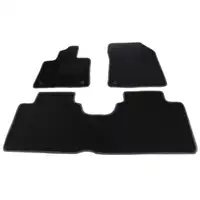 SCH&Ouml;NEK Veloursmatten Textilmatten Fu&szlig;matten Automatten f&uuml;r SMART #1 JL7000 3-teilig