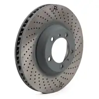 SEBRO Bremsscheiben + TEXTAR Bel&auml;ge + Wako f&uuml;r PORSCHE 997 3.6/3.8 Turbo / S vorne