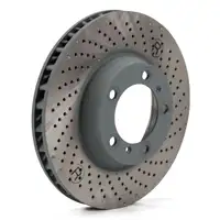 SEBRO Bremsscheiben + TEXTAR Bel&auml;ge Sensor f&uuml;r PORSCHE Boxster Cayman (982) 2.5 GTS vorne