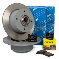 SEBRO 107117C Bremsscheiben + TEXTAR 2003402 Bel&auml;ge f&uuml;r PORSCHE 914 1.8 2.0 vorne