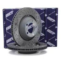 SEBRO Brake Disc Set for Porsche 991 3.0 Carrera GTS, GT3, RS, and GT2 RS (Rear)