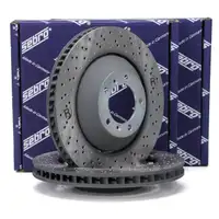 SEBRO Bremsscheiben Satz f&uuml;r PORSCHE 718 Cayman (981 982) 3.8 / 4.0 GT4 385/420 PS vorne