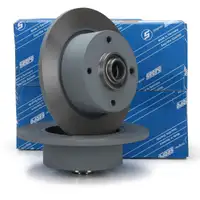 SEBRO 107117C Bremsscheiben Satz f&uuml;r PORSCHE 914 1.8 2.0 vorne 411407075B