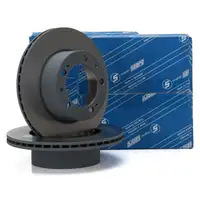 SEBRO Bremsscheiben Satz f&uuml;r PORSCHE 944 2.5 ab 09.1988 / S 2.7 160/165/190 PS vorne